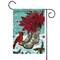 Toland Home Garden Christmas Poinsettia and Boots Outdoor Garden Flag 18" x 12.5"